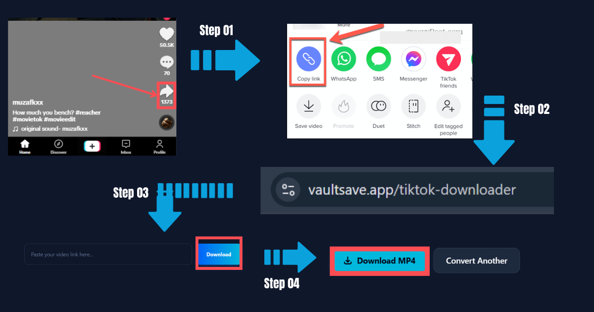 Download TikTok videos without watermark step by step guide